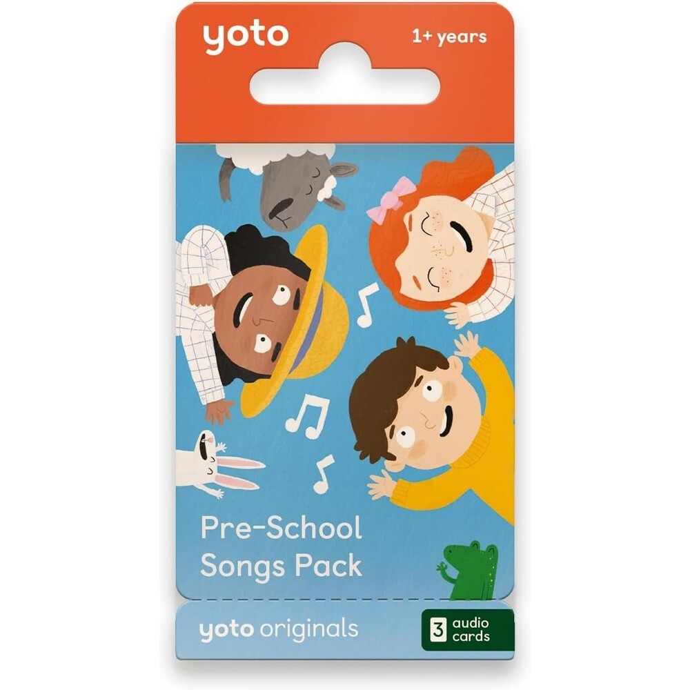 Yoto Pre-School Songs Pack, 3 Audio Cards for Yoto Player